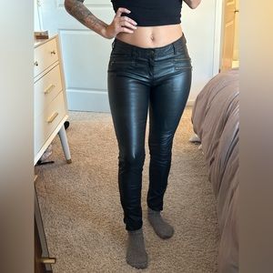 Free People vegan leather pants